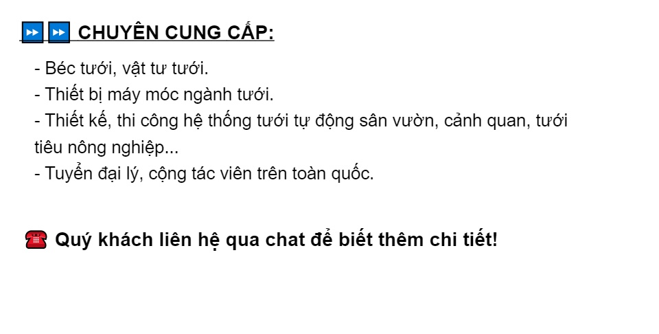 Béc phun sương 4 hướng tưới lan, tưới cây