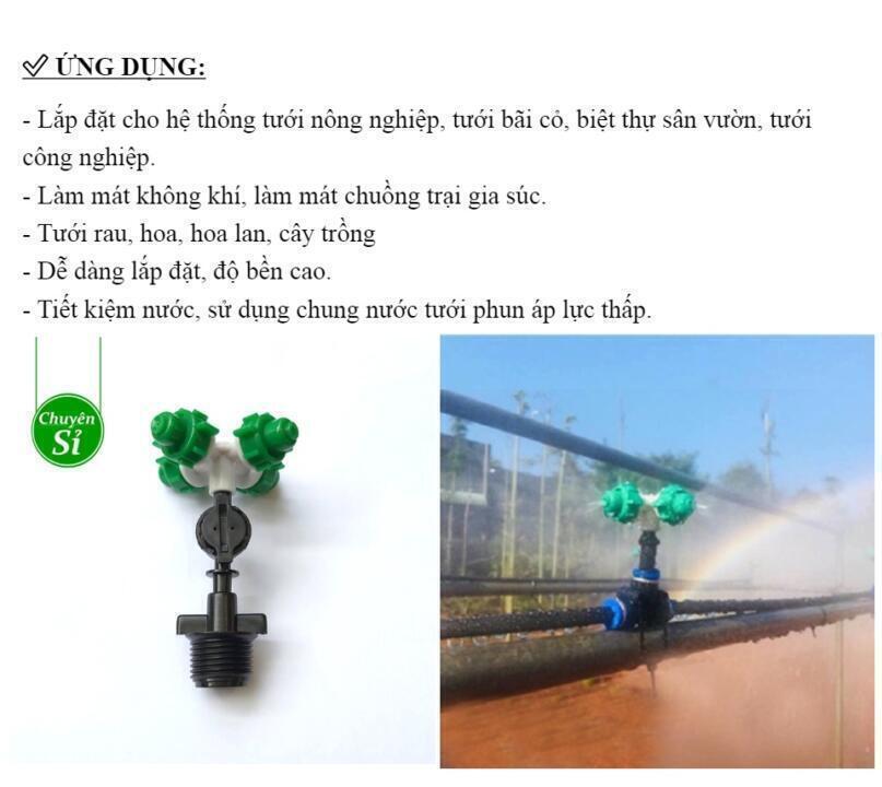 Béc phun sương 4 hướng Béc phun sương 4 hướng